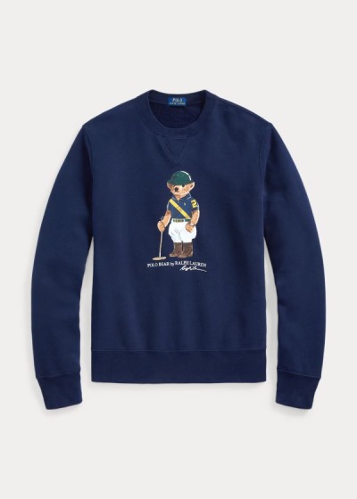 Polo Ralph Lauren Riding Bear Sweatshirt Herre Danmark (HUIRX2934)